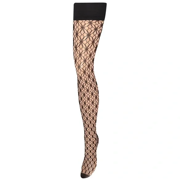 Bluebella Star Fishnet Thigh Highs Hold Ups Stockings NWT - Picture 6 of 11